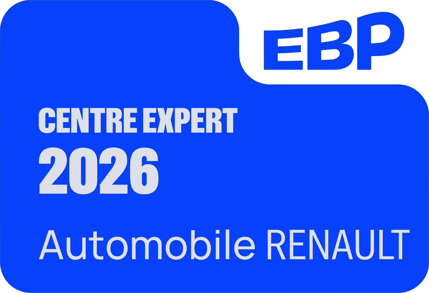 Vignette EBP Centre Expert Automobile Renault 2026 Vignette Certification EBP Centre Expert Automobile Renault 2026